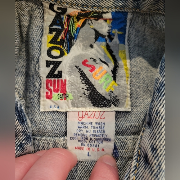 Gazoz Women's Denim Jacket - Size Large - Picture 3 of 3